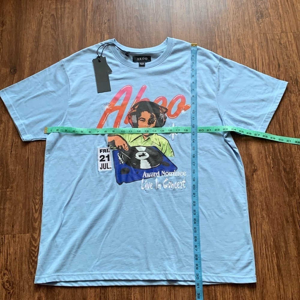 Akoo Men’s Nominee Tee Blue Size 2XL NWT - Picture 5 of 7